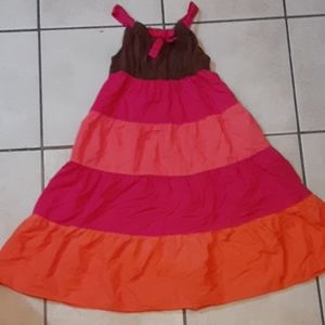 Girls  tiered maxi dress size 7